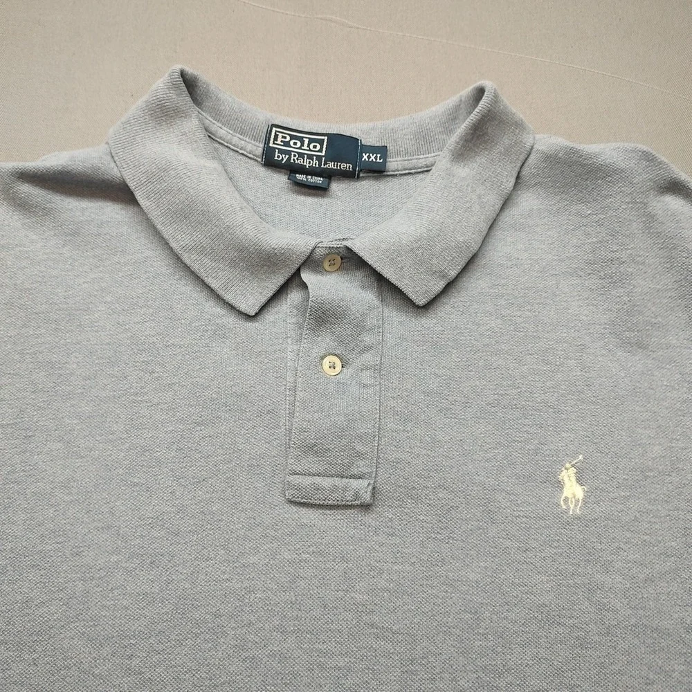 MePolo  Ralph Lauren Shirt XXL Blue Short Sleeve Pullover‎ 100% Cotton